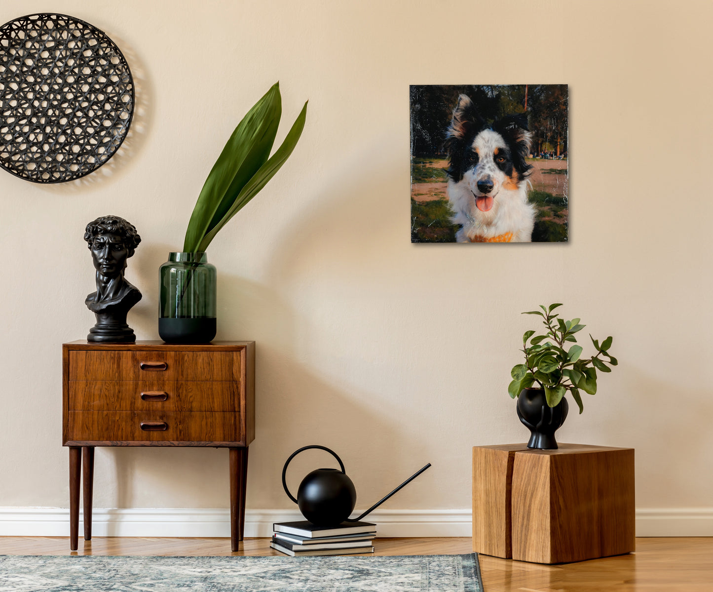 custom pet oil painting